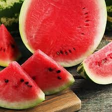 Organic Heirloom Crimson Sweet Watermelon seeds package, GrowTime Garden Supply