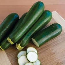 Load image into Gallery viewer, Organic Heirloom Dark Green Zucchini Seeds
