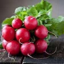 Organic Heirloom Crimson Giant Radish seeds package, GrowTime Garden Supply