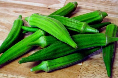 Heirloom Organic Clemson Spineless Okra seeds package, GrowTime Garden Supply