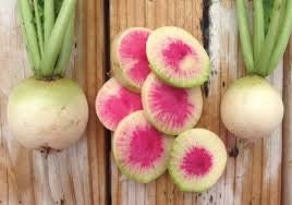 Load image into Gallery viewer, Asian Heirloom Organic Watermelon Radish Seeds
