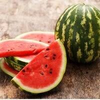 Load image into Gallery viewer, Heirloom Organic Klondike Blue Ribbon Striped Watermelon Seeds
