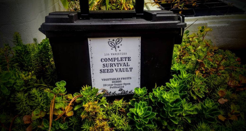 Load image into Gallery viewer, Military grade Survival Seed Bank 75 Variety Seed Vault
