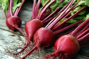 Heirloom Organic Ruby Queen Beet seeds package, GrowTime Garden Supply