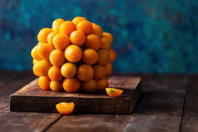 Load image into Gallery viewer, Heirloom Organic Cape Gooseberry Seeds  Aka Physalis peruviana, Golden Berry, Rasbhari, Peruvian Groundcherry, Poha
