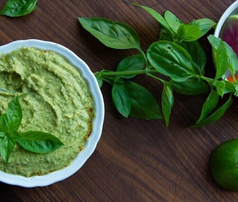 Heirloom Lime Basil seeds package, GrowTime Garden Supply