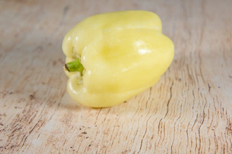 Heirloom Organic White Bell Pepper seeds package, GrowTime Garden Supply