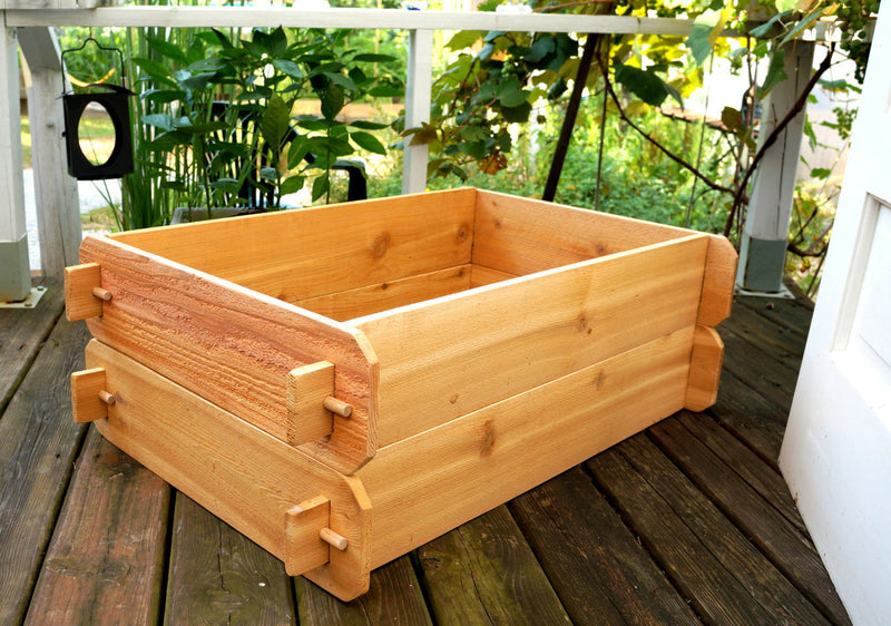 Load image into Gallery viewer, Timberlane Gardens Raised Garden Bed Kit Double Deep (Two 2x3) Select Cedar

