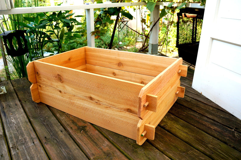 Load image into Gallery viewer, Timberlane Gardens Raised Garden Bed Kit Double Deep (Two 2x3) Select Cedar
