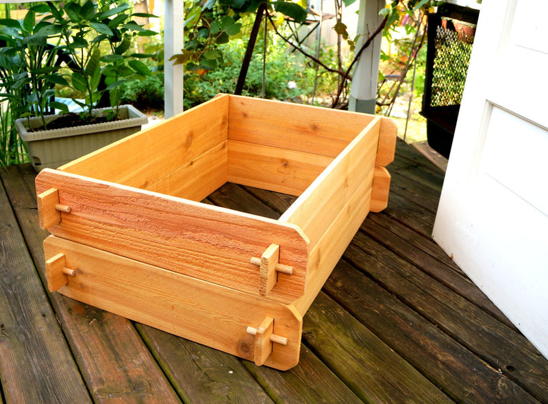 Load image into Gallery viewer, Timberlane Gardens Raised Garden Bed Kit Double Deep (Two 2x3) Select Cedar
