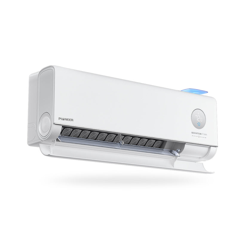 Load image into Gallery viewer, Pioneer® Quantum Fresh™ 12,000 BTU 24 SEER2 High-Wall Ductless Mini-Split Fresh Air Conditioner Inverter Heat Pump Full Set
