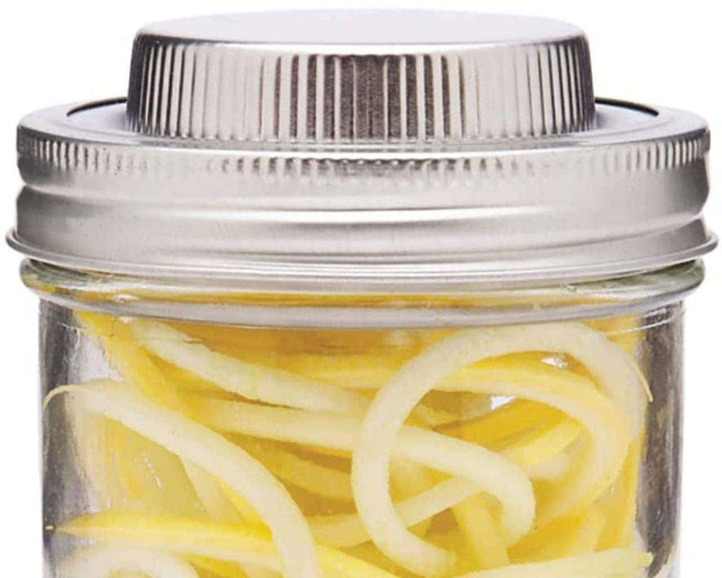 Load image into Gallery viewer, Jarware Stainless Steel 3-in-1 Spiralizer for Wide Mouth Mason Jars

