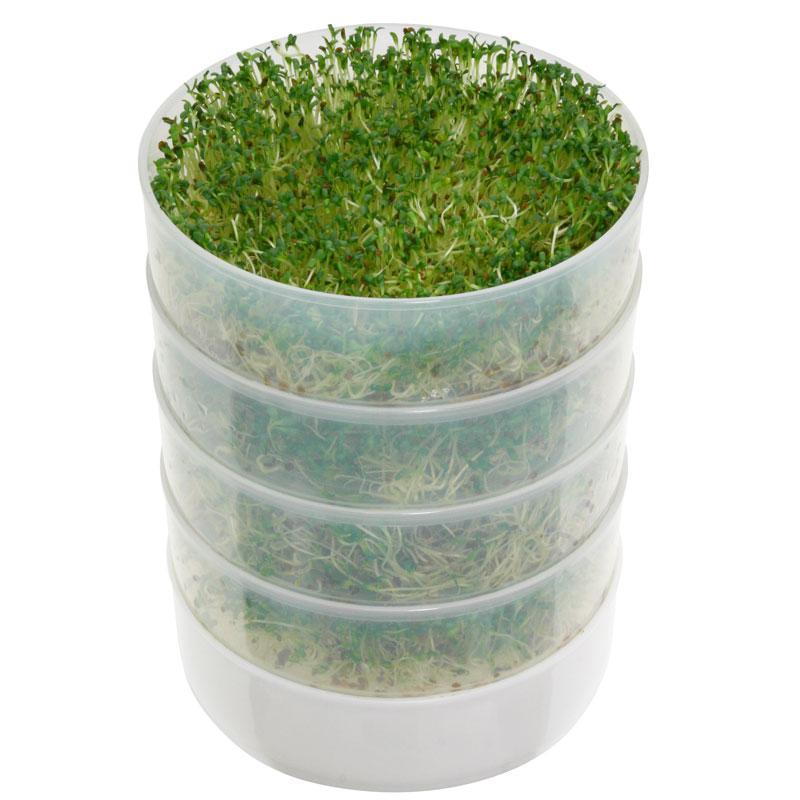 Load image into Gallery viewer, Kitchen Crop Round 4-Tray Seed Sprouting Kit
