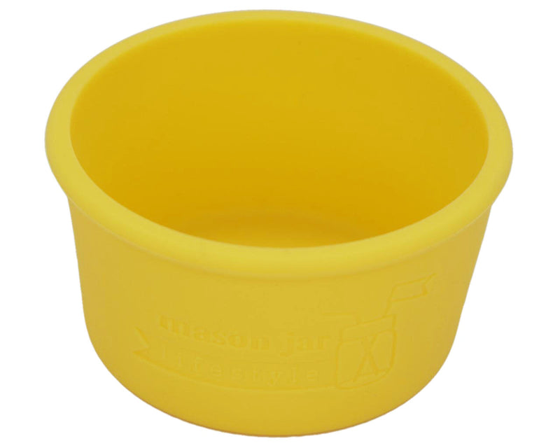 Load image into Gallery viewer, Silicone Sleeve for Wide Mouth Half Pint 8oz Mason Jars
