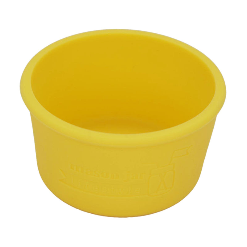 Load image into Gallery viewer, Silicone Sleeve for Wide Mouth Half Pint 8oz Mason Jars
