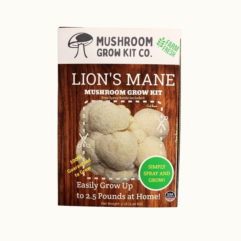 Load image into Gallery viewer, Lion's Mane Mushroom Growing Kit - 5 LBS Spray and Grow
