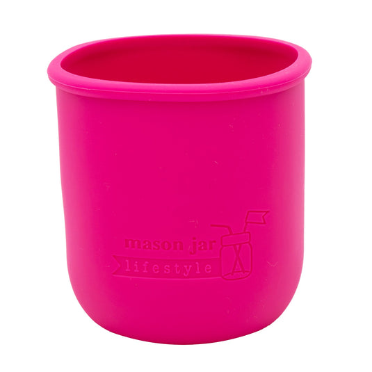 Silicone Sleeve for Regular Mouth Pint 16oz Mason Jars