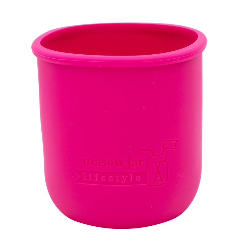 Load image into Gallery viewer, Silicone Sleeve for Regular Mouth Pint 16oz Mason Jars

