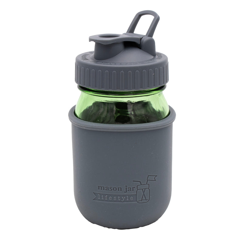 Load image into Gallery viewer, Silicone Sleeve for Regular Mouth Pint 16oz Mason Jars
