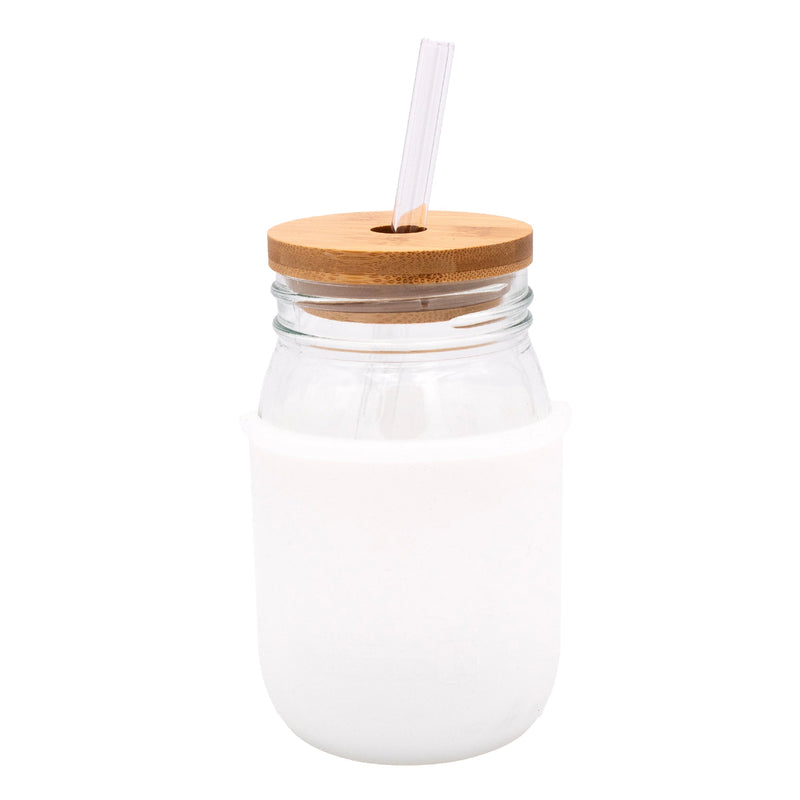 Load image into Gallery viewer, Silicone Sleeve for Regular Mouth Pint 16oz Mason Jars
