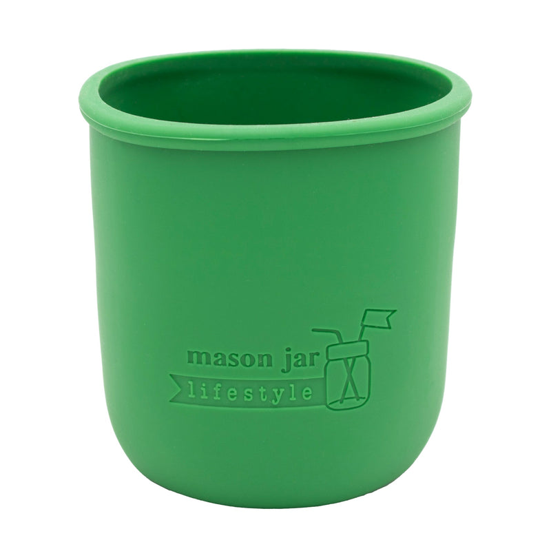 Load image into Gallery viewer, Silicone Sleeve for Regular Mouth Pint 16oz Mason Jars
