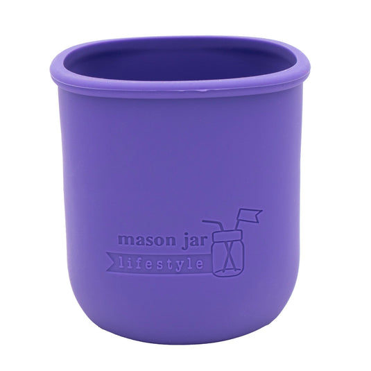 Silicone Sleeve for Regular Mouth Pint 16oz Mason Jars
