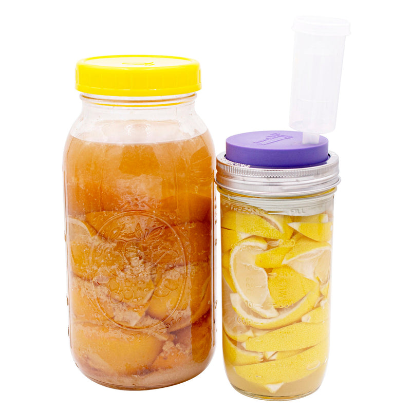 Load image into Gallery viewer, 3 Piece Plastic Airlock for Fermenting in Mason Jars
