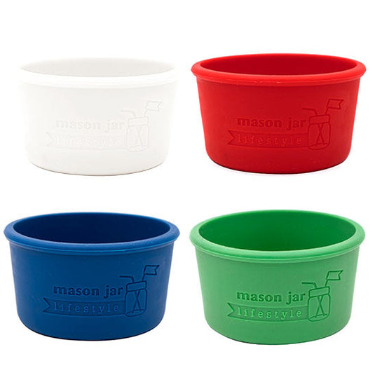 Silicone Sleeve for 4oz Mason Jars
