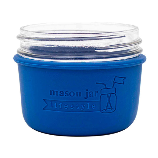 Silicone Sleeve for Wide Mouth Half Pint 8oz Mason Jars