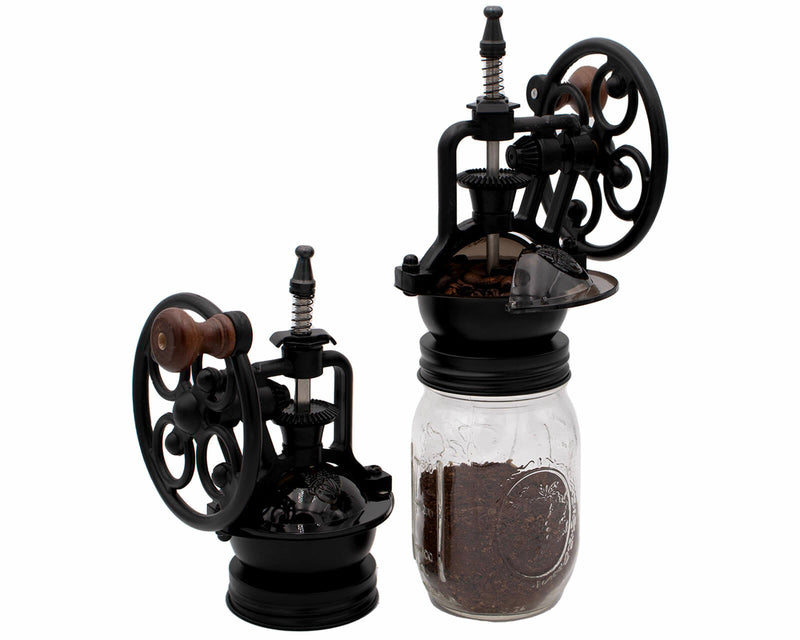 Load image into Gallery viewer, Vintage Reproduction Manual Coffee Grinder for Regular Mouth Mason Jars
