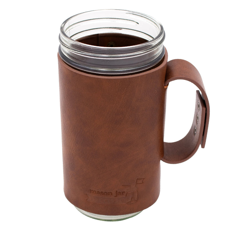 Load image into Gallery viewer, Azure Standard 24oz Wide Mouth Pint &amp; Half Mason Jar
