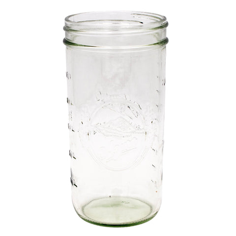 Azure Standard 24oz wide mouth pint and half Mason jar