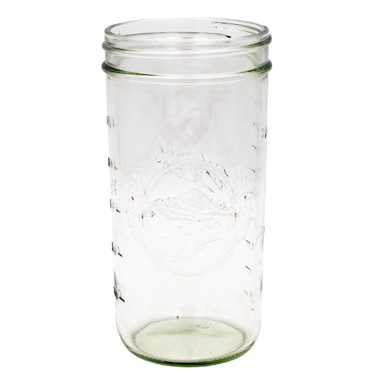 Azure Standard 24oz Wide Mouth Pint & Half Mason Jar