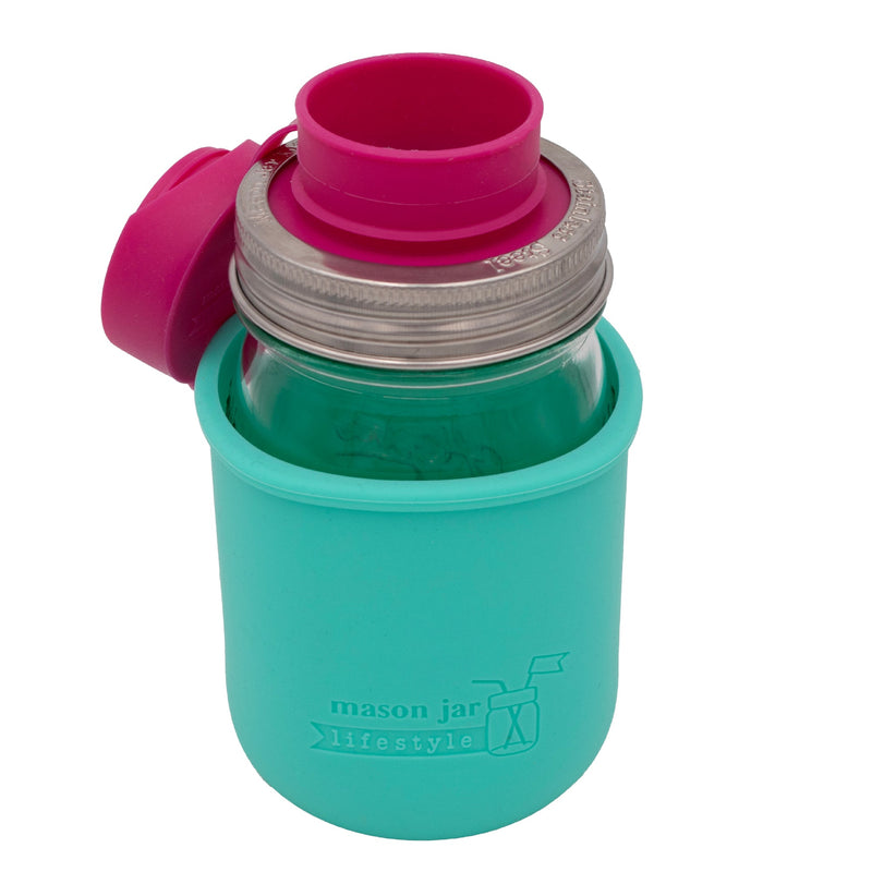 Load image into Gallery viewer, Azure Standard 16oz Regular Mouth Pint Mason Jar
