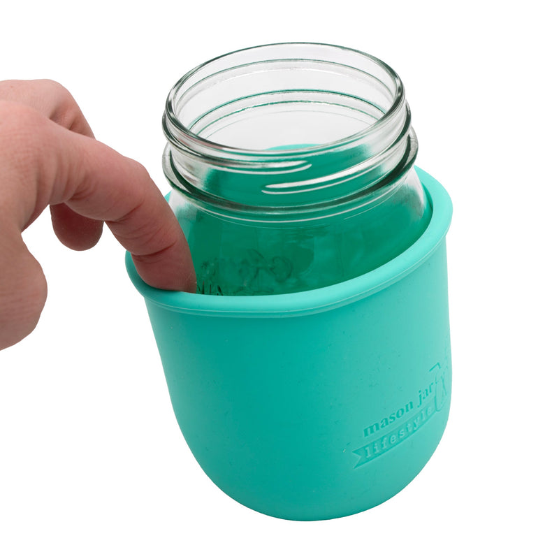 Load image into Gallery viewer, Azure Standard 16oz Regular Mouth Pint Mason Jar
