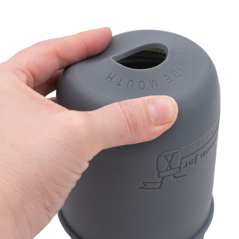 Load image into Gallery viewer, Azure Standard 16oz Wide Mouth Pint Mason Jar
