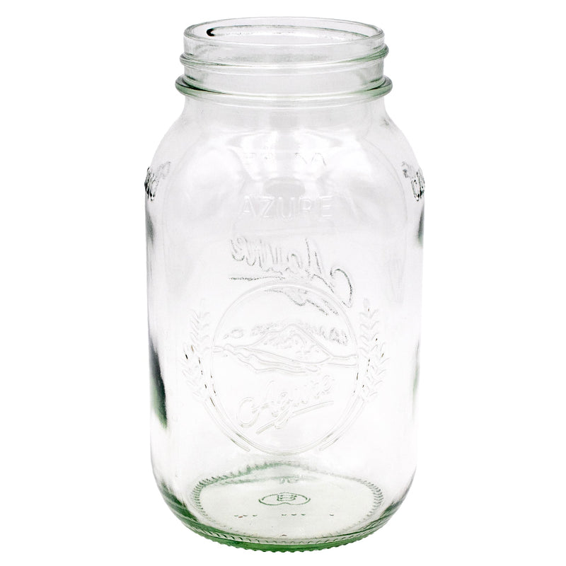 Load image into Gallery viewer, Azure Standard 32oz Regular Mouth Quart Mason Jar
