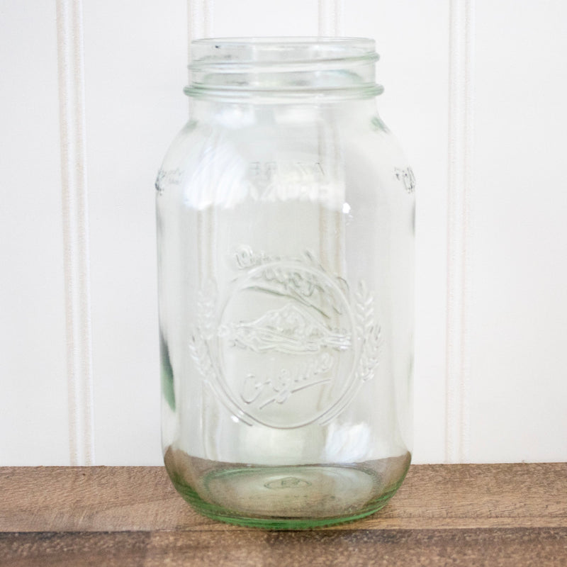 Load image into Gallery viewer, Azure Standard 32oz Regular Mouth Quart Mason Jar
