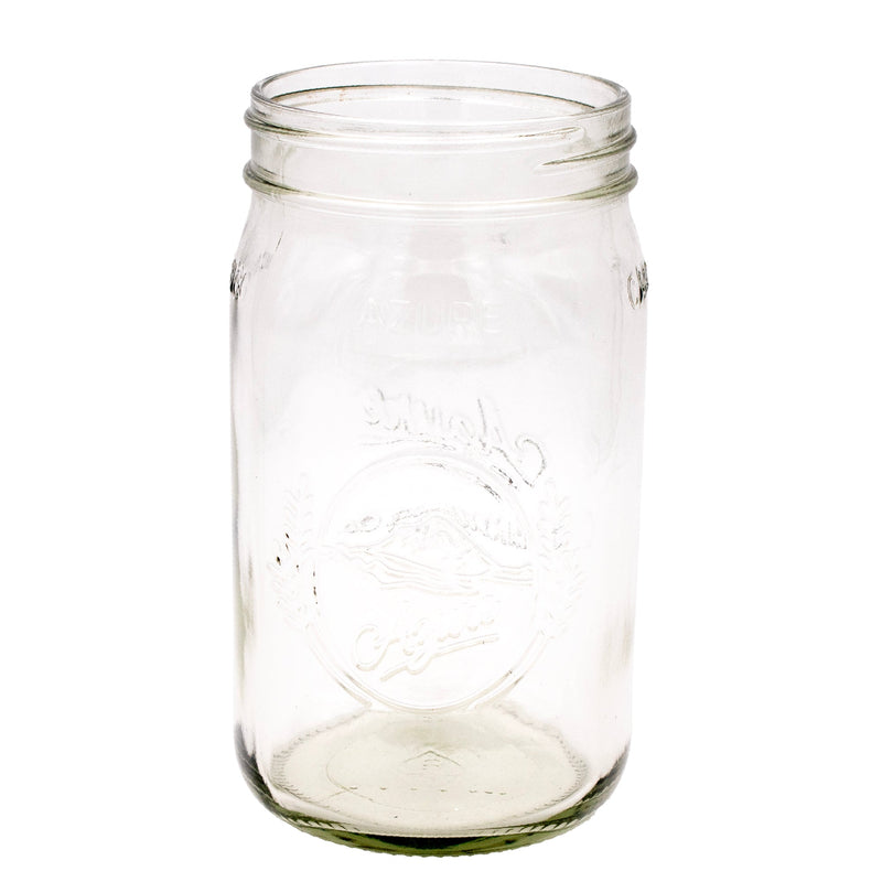 Load image into Gallery viewer, Azure Standard 32oz Wide Mouth Quart Mason Jar
