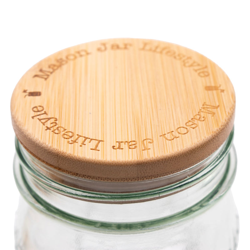 Load image into Gallery viewer, Bamboo Storage Stopper Lids for Mason Jars
