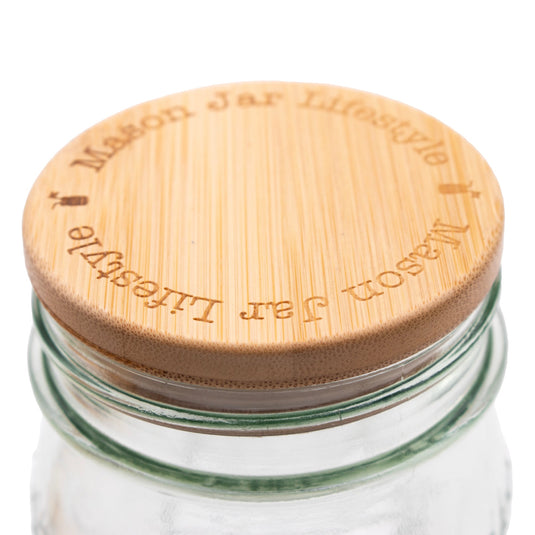 Bamboo Storage Stopper Lids for Mason Jars