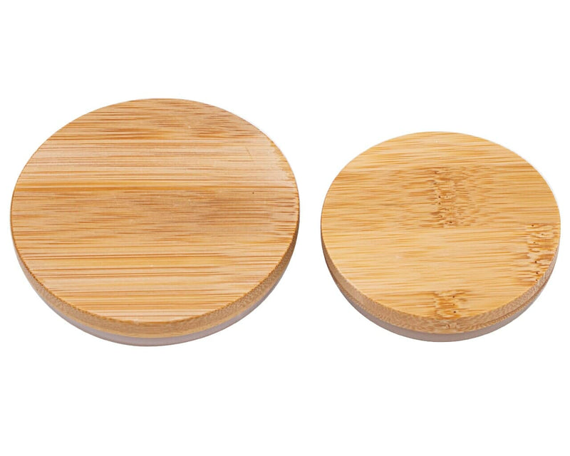 Load image into Gallery viewer, Bamboo Storage Stopper Lids for Mason Jars
