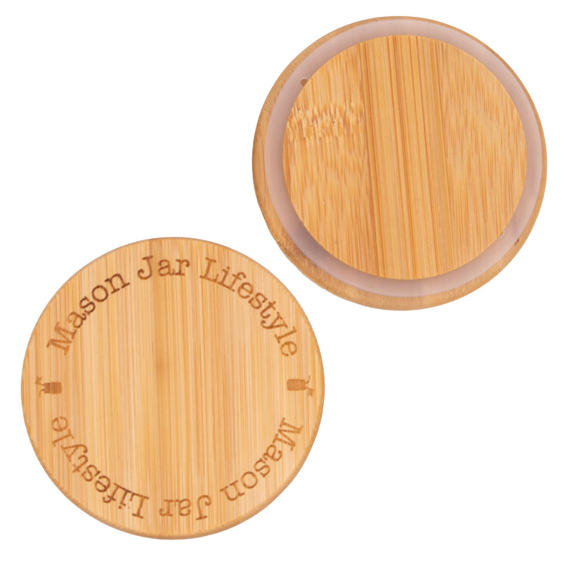 Load image into Gallery viewer, Bamboo Storage Stopper Lids for Mason Jars
