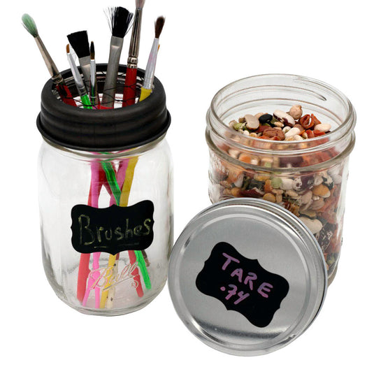 Vinyl Chalkboard Labels Stickers 48 Pack, shown in use, view 7