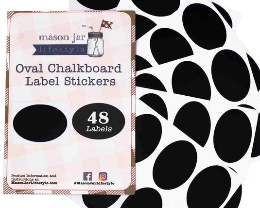 Vinyl Chalkboard Labels Stickers 48 Pack, shown in use, view 4
