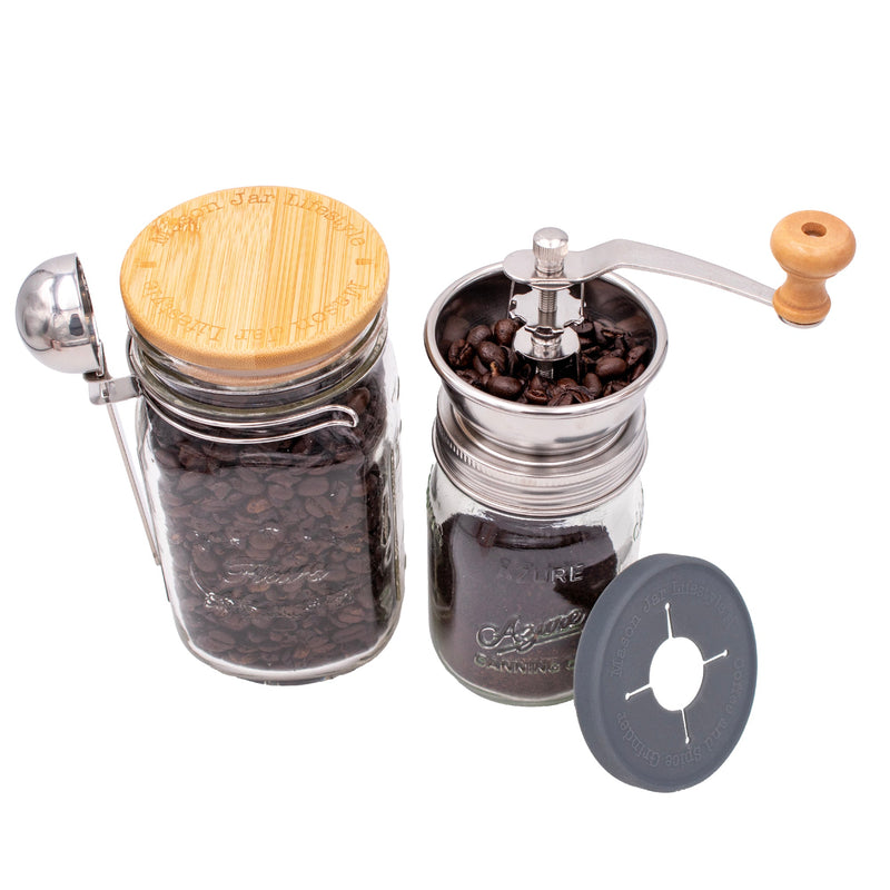 Load image into Gallery viewer, Coffee and Spice Grinder Lid for Mason Jars
