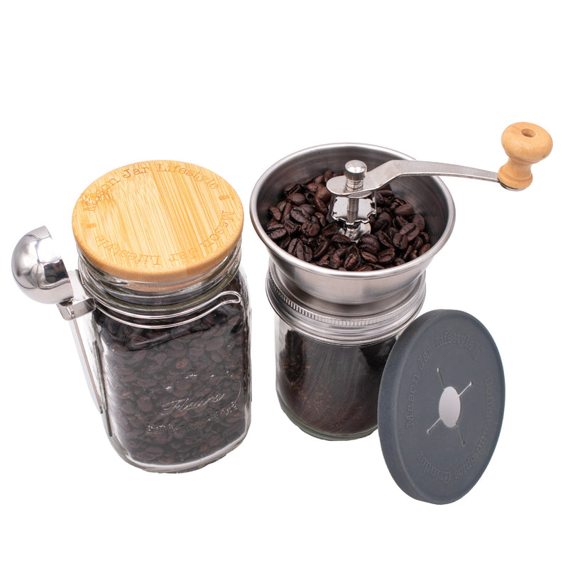 Load image into Gallery viewer, Coffee and Spice Grinder Lid for Mason Jars
