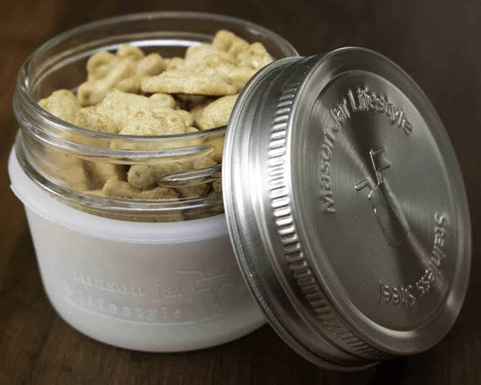 Silicone Sleeve for 4oz Mason Jars