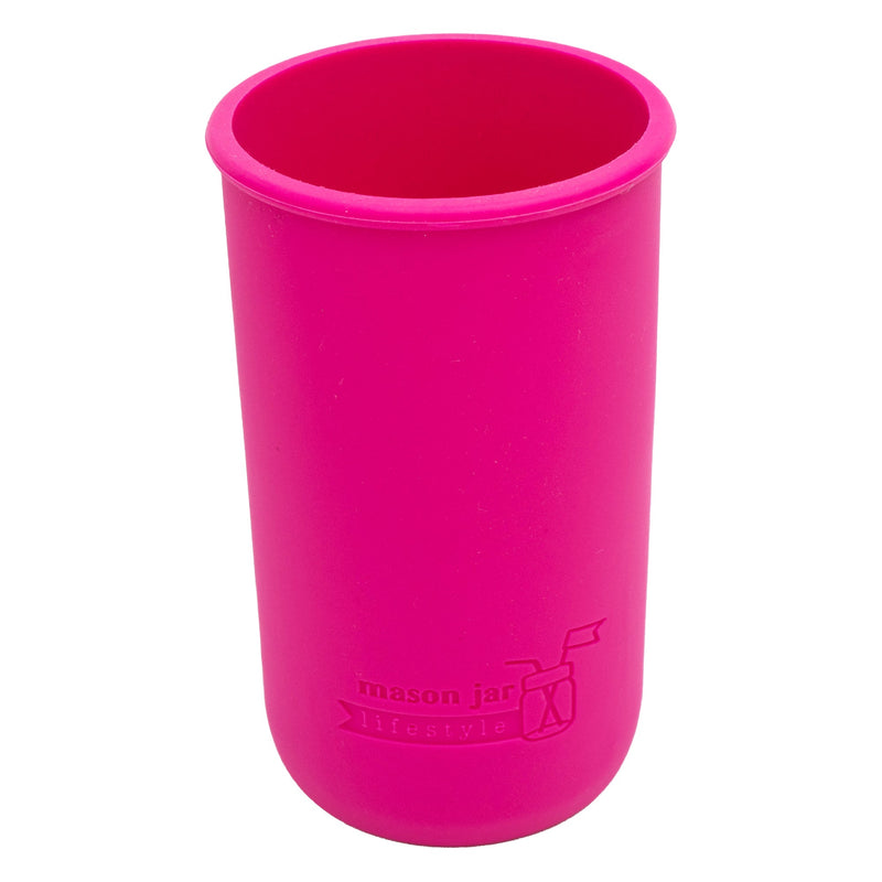 Load image into Gallery viewer, Silicone Sleeve for Pint &amp; Half 24oz Mason Jars
