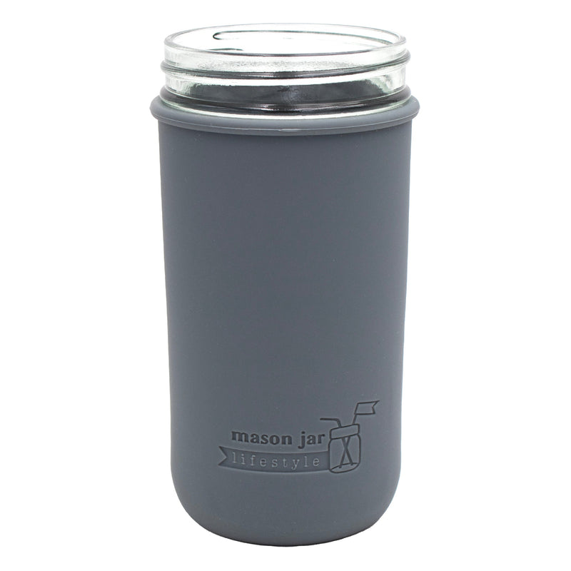 Load image into Gallery viewer, Silicone Sleeve for Pint &amp; a Half 24oz Ball Mason Jars
